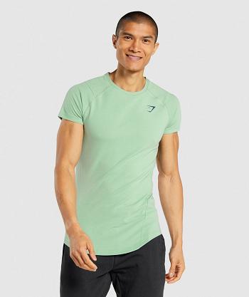 T Shirts Męskie Gymshark Bold Zielone | PL 3848FDN